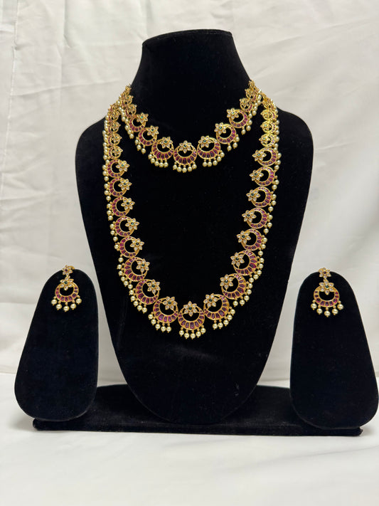 Gold Traditional Necklace 107