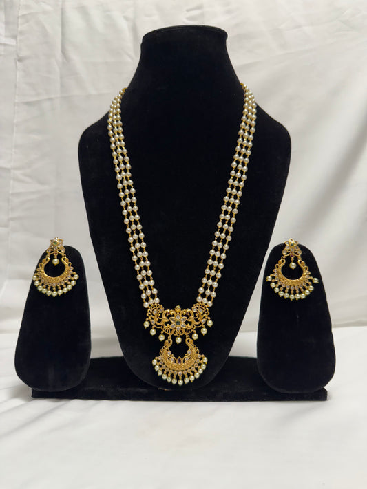 Gold Traditional Necklace 135