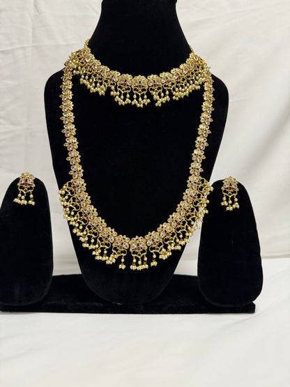 Gold Traditional Necklace 125