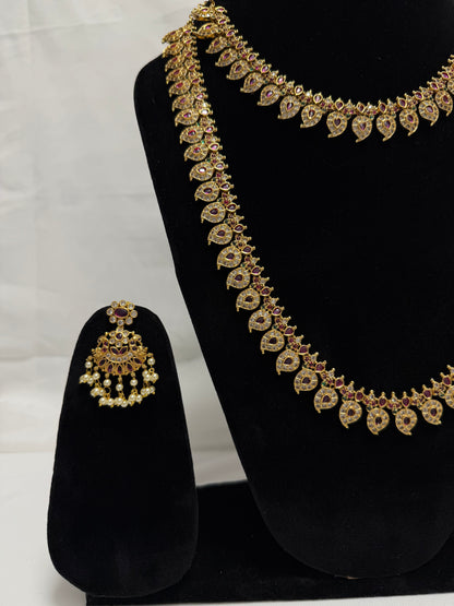 Gold Traditional Necklace 127