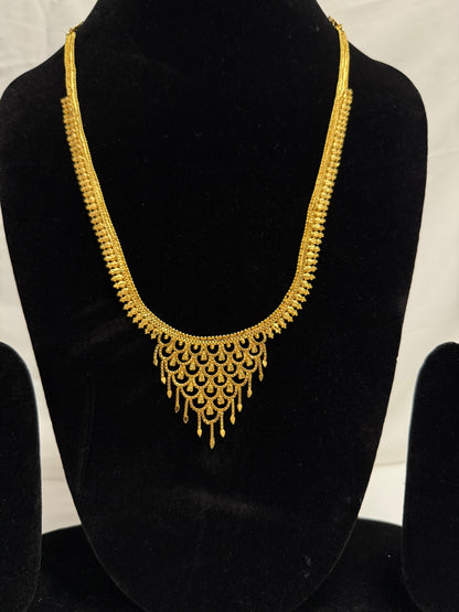 Gold Traditional Necklace 128