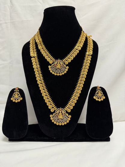 Gold Traditional Necklace 129