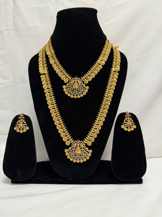 Gold Traditional Necklace 129