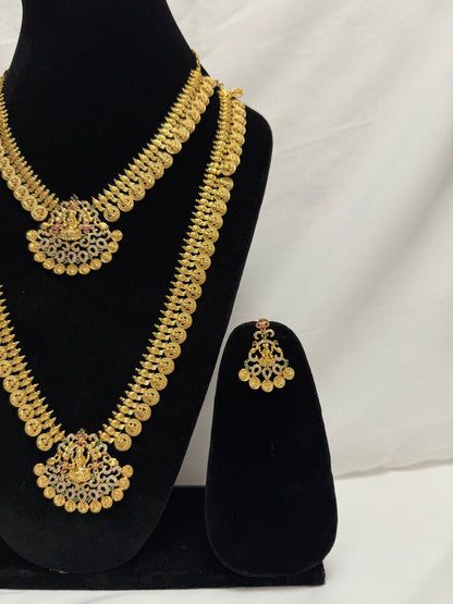 Gold Traditional Necklace 129