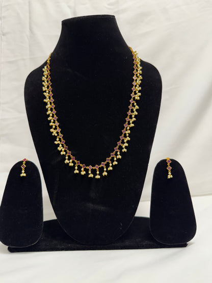 Gold Traditional Necklace 130