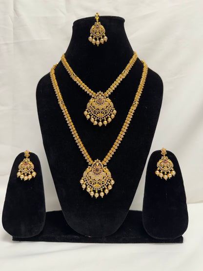 Gold Traditional Necklace 132