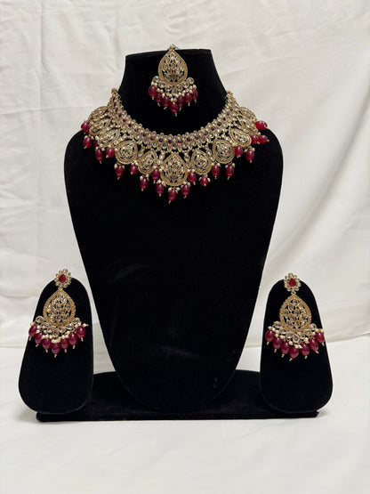 Red Party Necklace 205