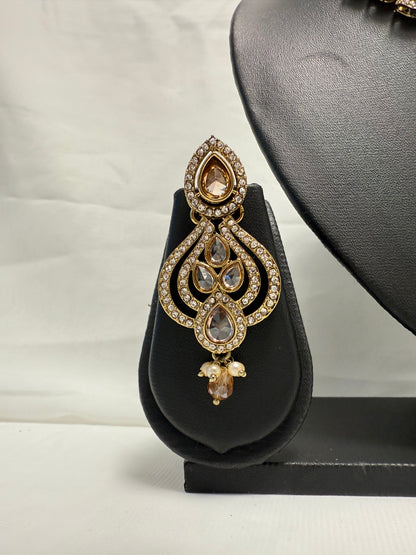 Gold Party Necklace 210