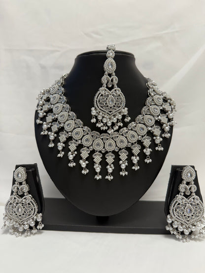 Silver Party Necklace 182