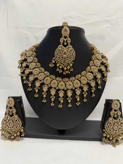 Gold Party Necklace 184