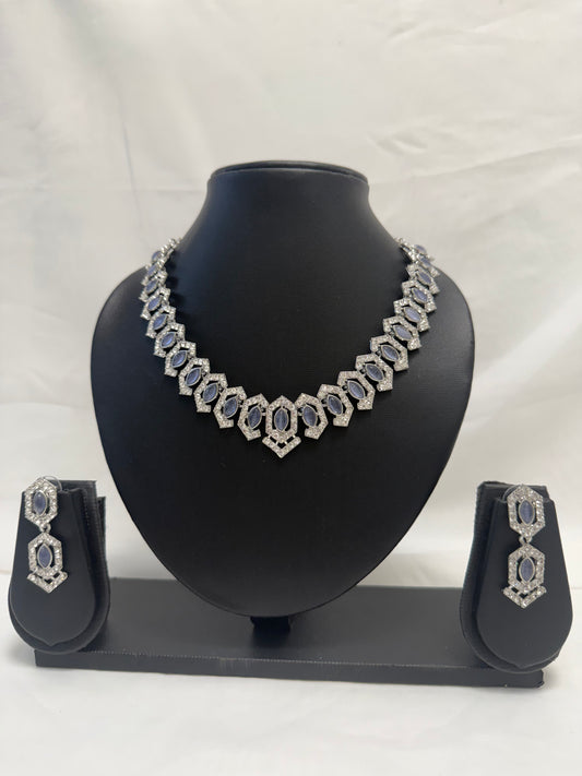Silver Party Necklace 188
