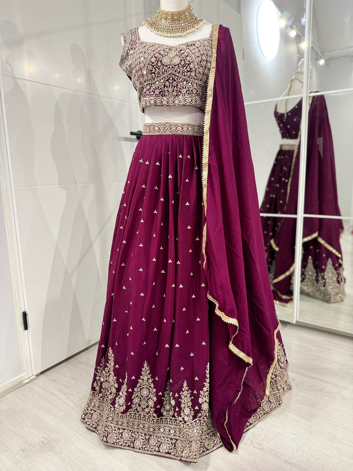 Eternal Grace Fully Stitched Lehenga