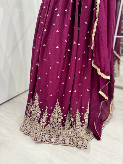 Eternal Grace Fully Stitched Lehenga