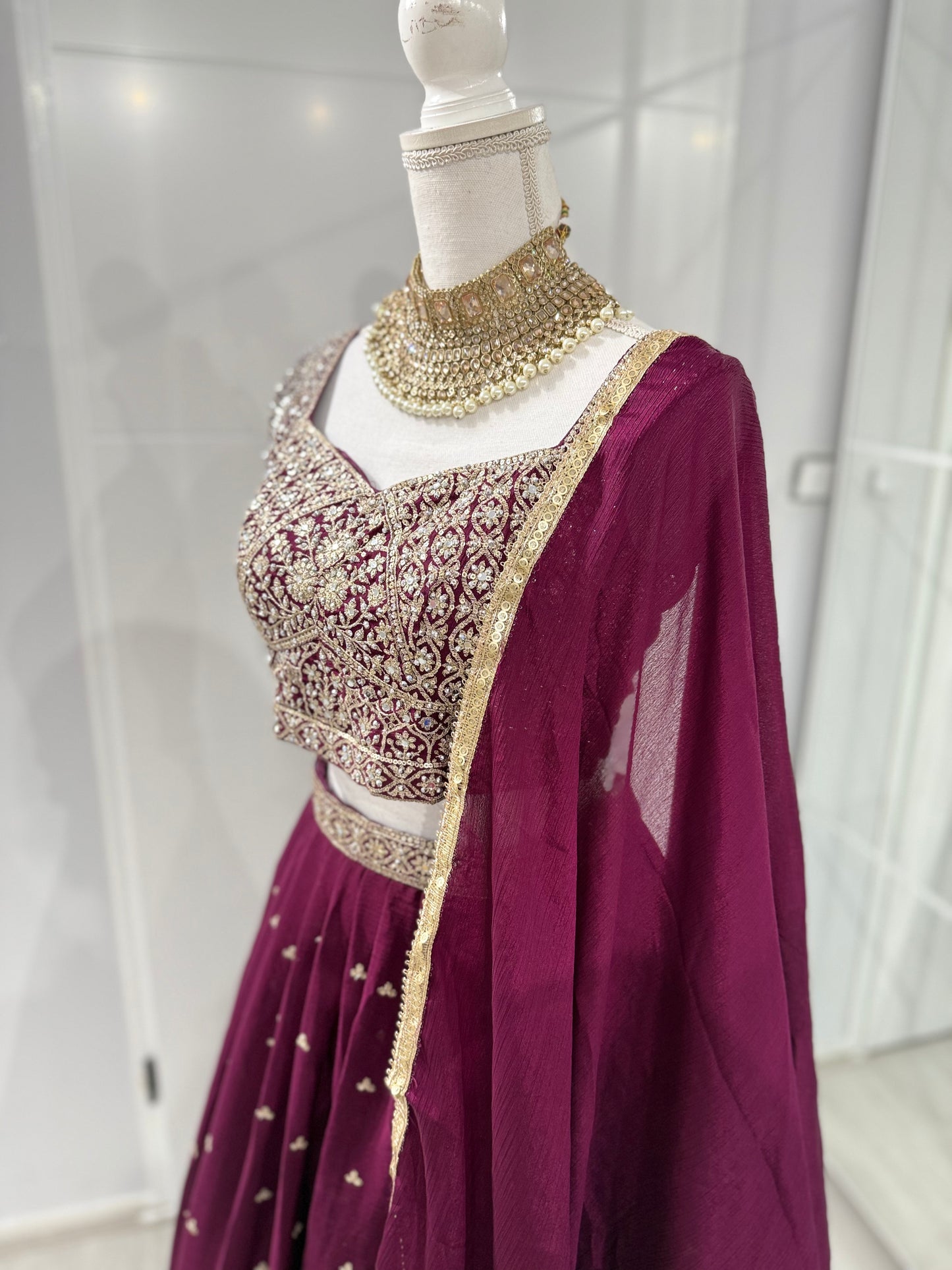 Eternal Grace Fully Stitched Lehenga