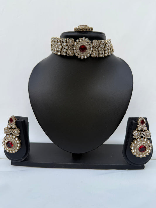 Red Party Chocker 215