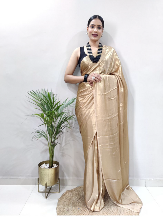 One Minute Saree with readymade blouse