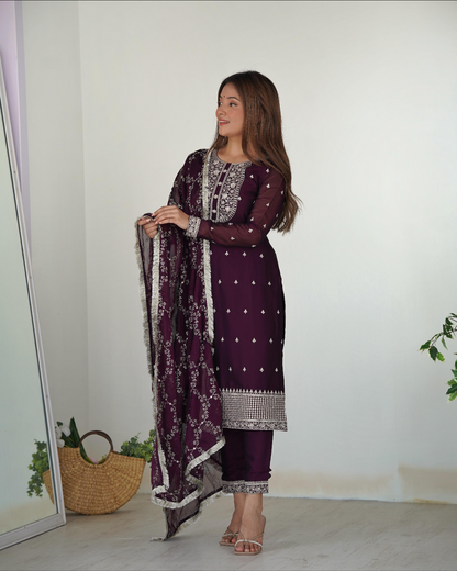 Purple Salwar