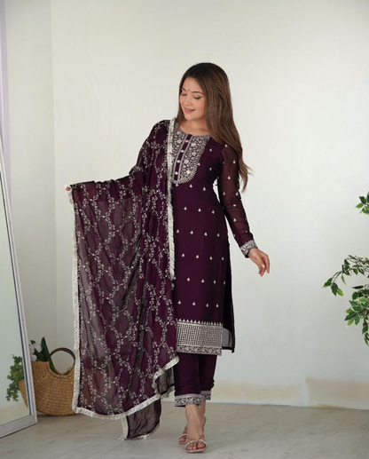 Purple Salwar