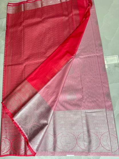 Pink Semi Kanchipuram