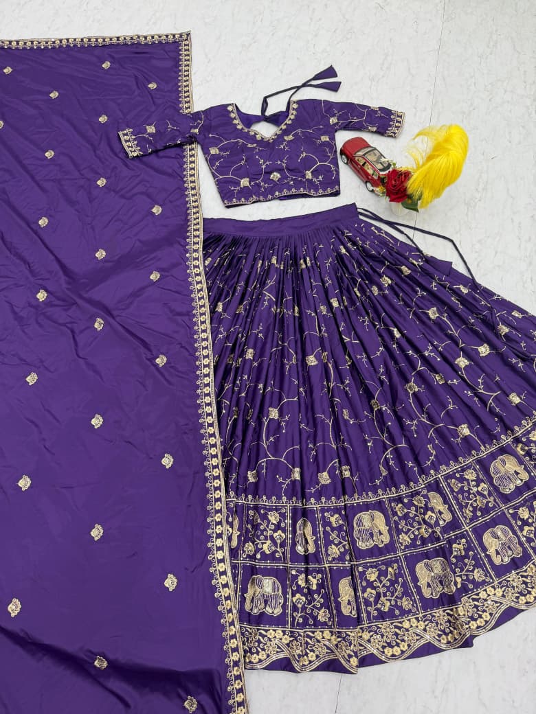 Tira Fully Stitched Purple