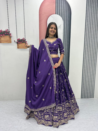 Tira Fully Stitched Purple