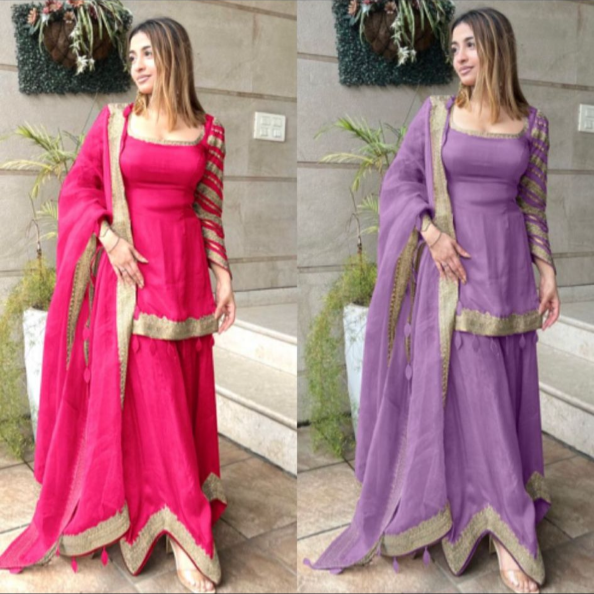 Gharara/Sharara Purple