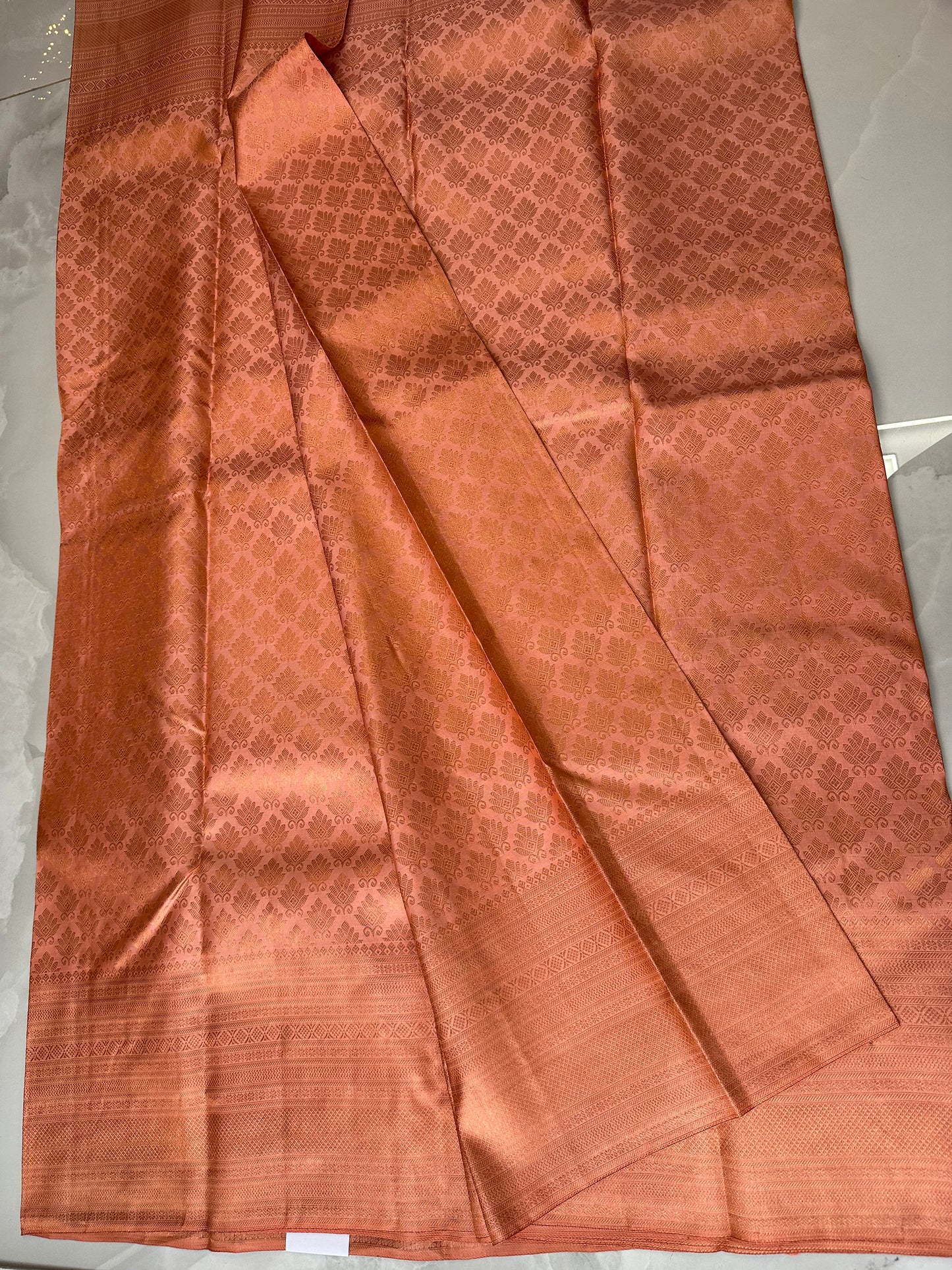 Kanchipuram Saree Peach