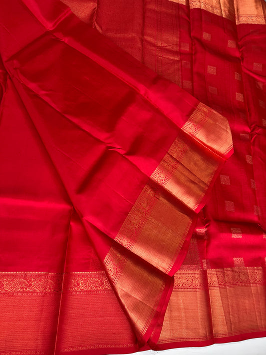 Kanchipuram Saree Red