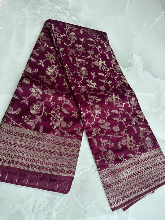 Party Saree Maroon