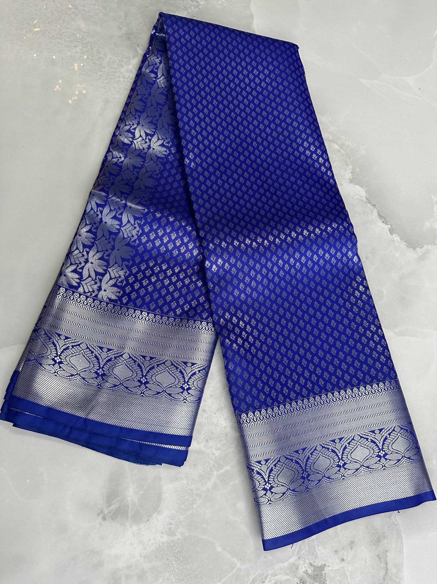 Silk Saree Blue