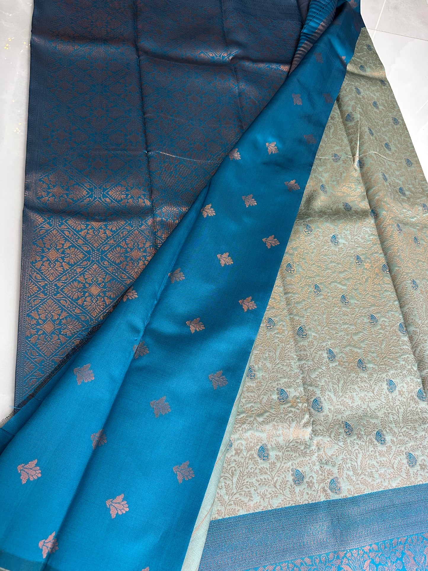 Valkalam Silk Saree Blue