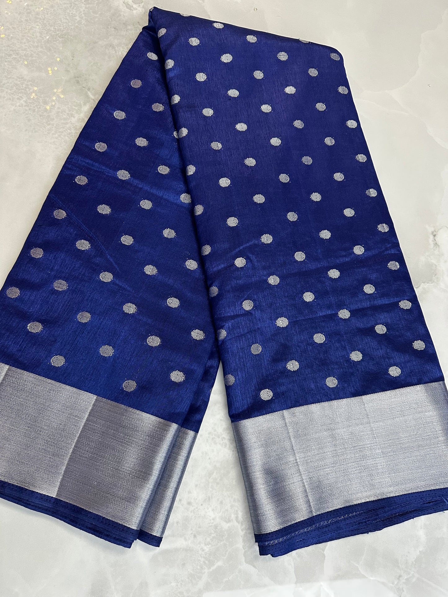 Silk Saree Blue