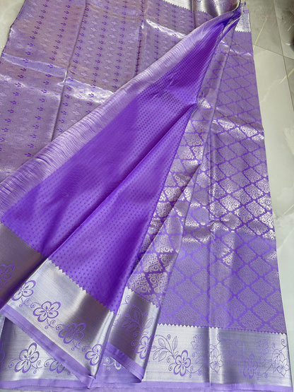 Silk Saree Purple