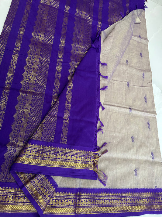 Kalyani Cotton Purple