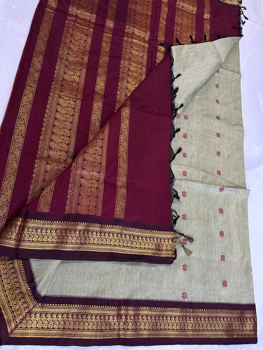 Kalyani Cotton Red/Maroon