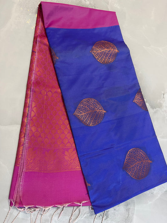 Silk Saree Purple/Blue