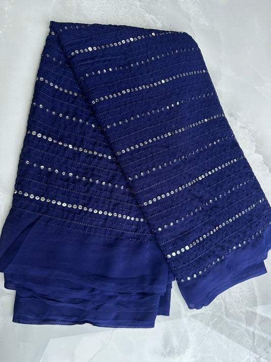 Party Saree Blue