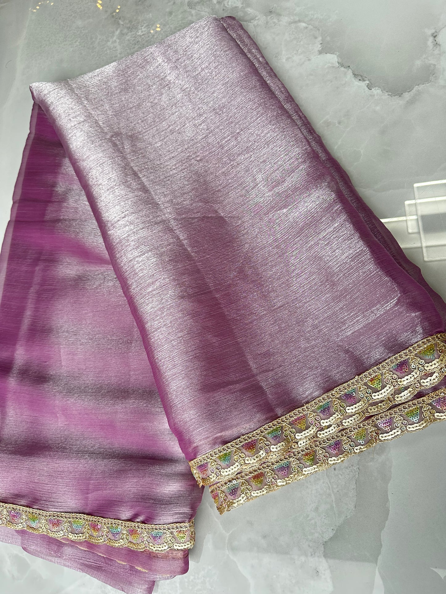 Party Saree Purple