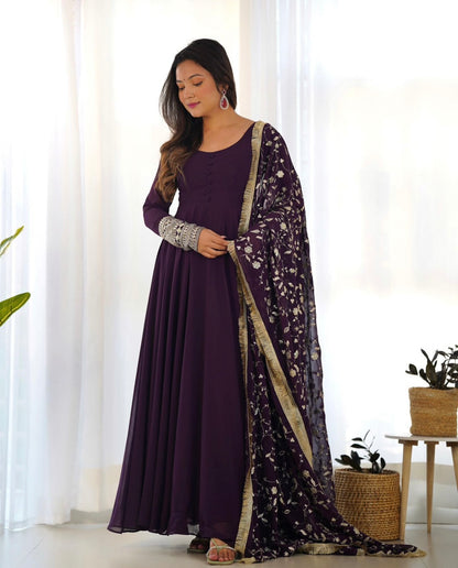 Purple Salwar