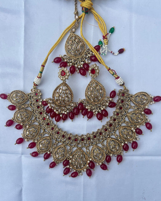 Bridal Set Maroon