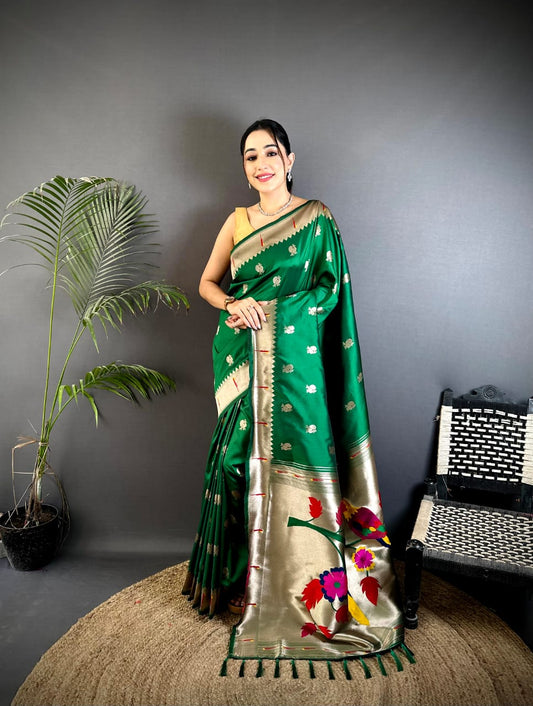 Lakshmi Ready To Wear Saree Green
