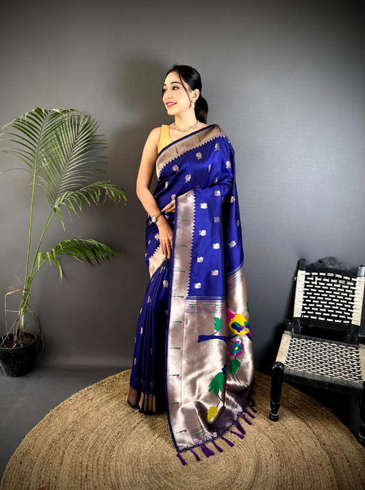 Lakshmi Ready To Wear Saree Blue