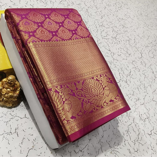 Silk Saree Purple 14