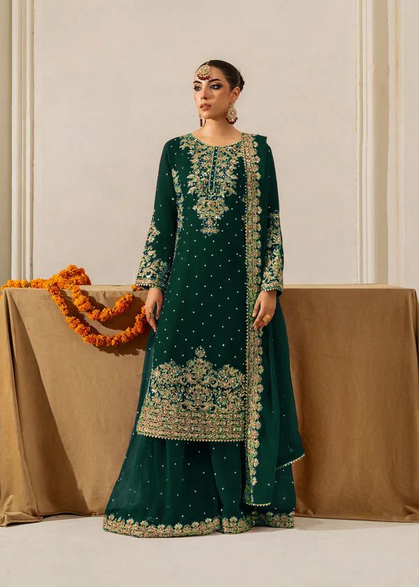 Mahira Sharara Dark Green