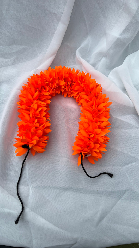 Orange Jasmin Hair Garland