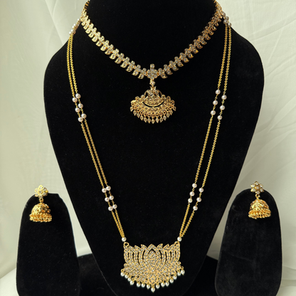 Pathakkam Chain with earrings