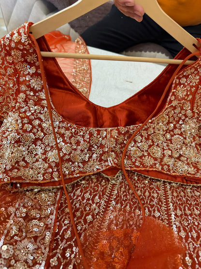 Saanvi Fully Stitched Orange