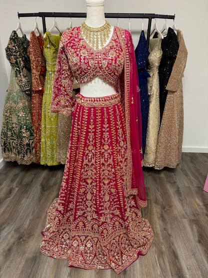 Kavya Fully Stitched Pink