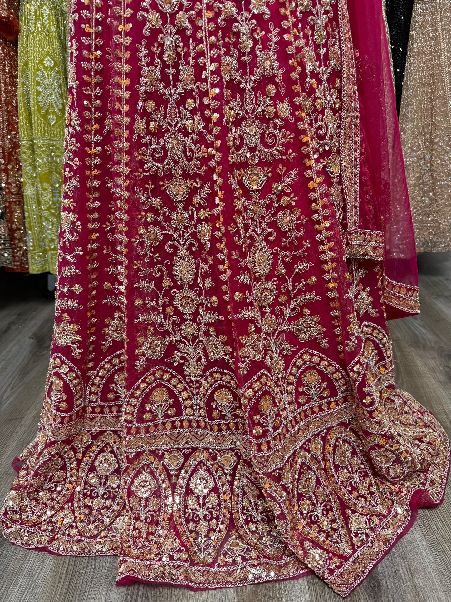 Kavya Fully Stitched Pink