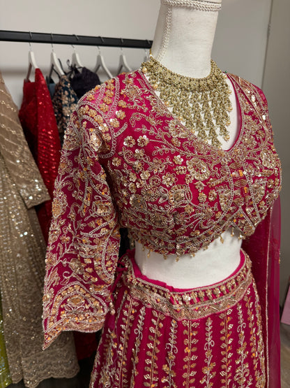 Kavya Fully Stitched Pink